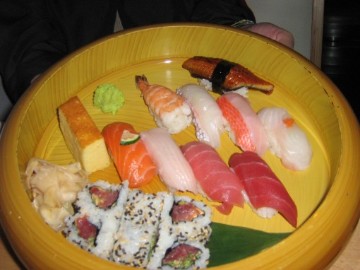 sushi platter