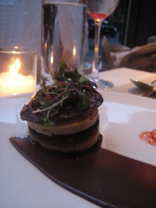 foie gras with chocolate
