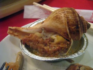 Baked conch