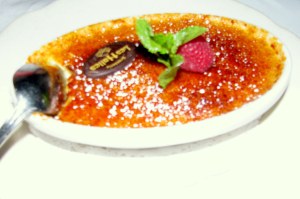 The creme brulee was on point